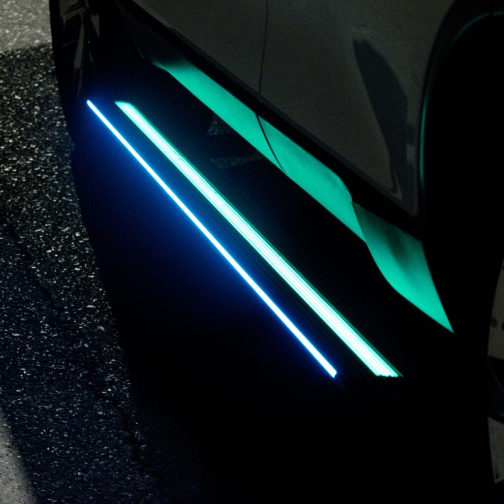 iluminare LED trepte laterale electrice ssangyong rexton y400